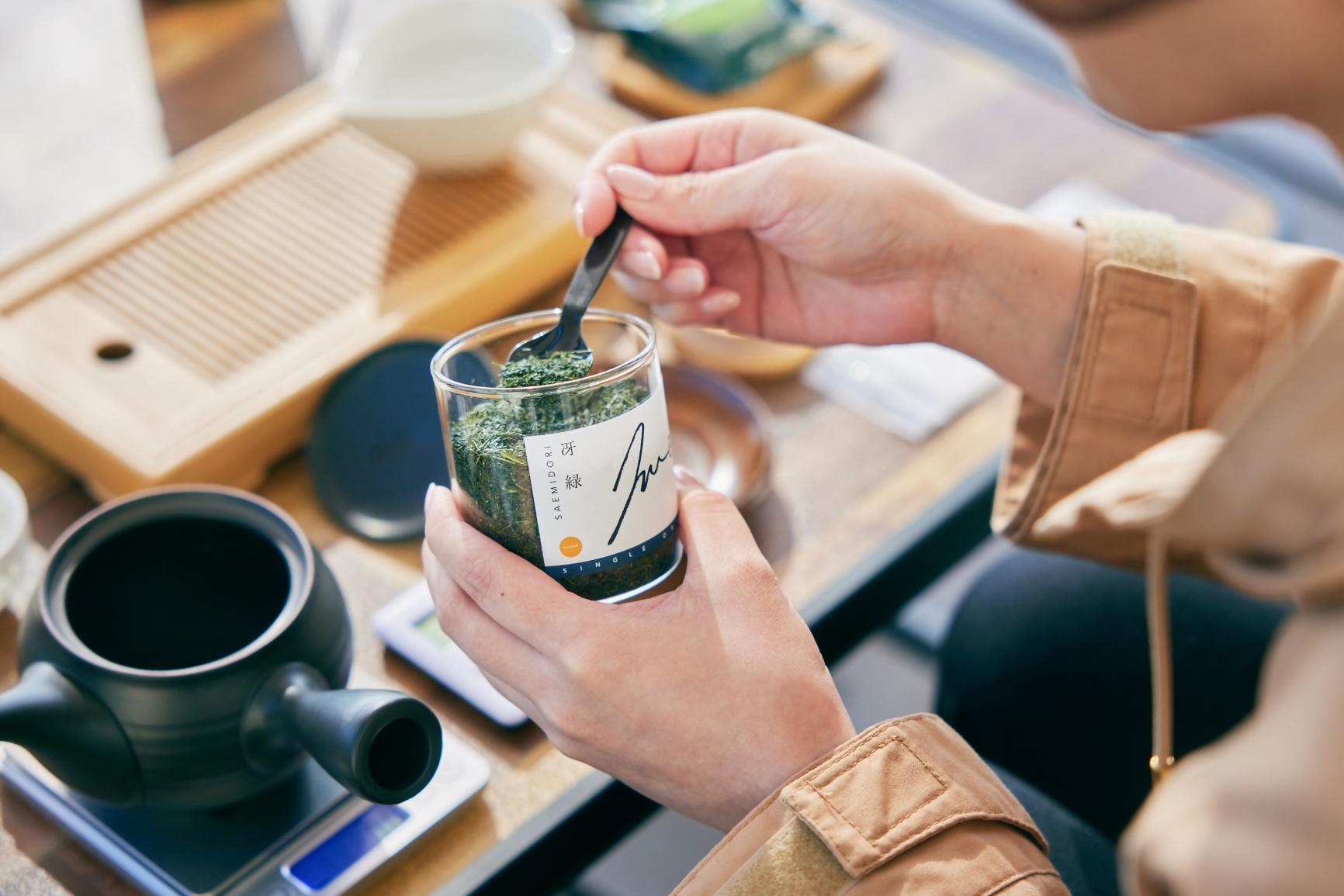 【知覧茶・お土産付き】シングルオリジン（日本茶）ブレンドティーつくり体験-1