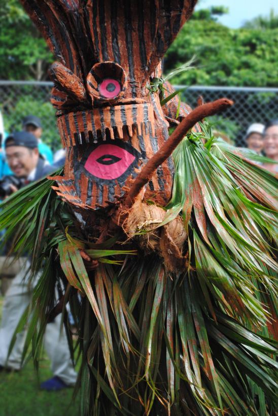 The masked god Boze (Akusekijima Island) / ボゼ神（悪石島）